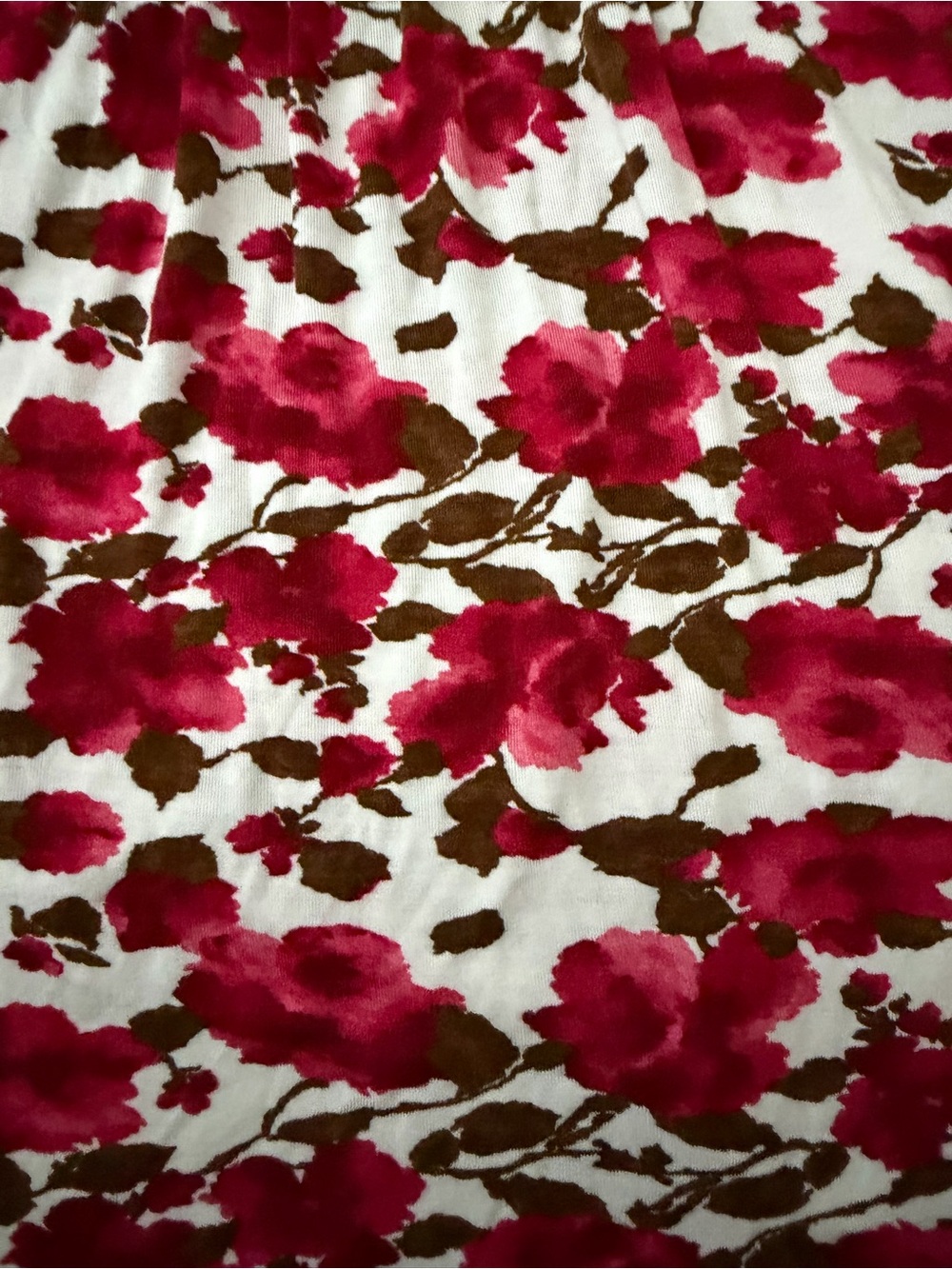 Girls Floral Tank Dress with Pink Floral Print and Gray Bodice - Picture 4 of 4